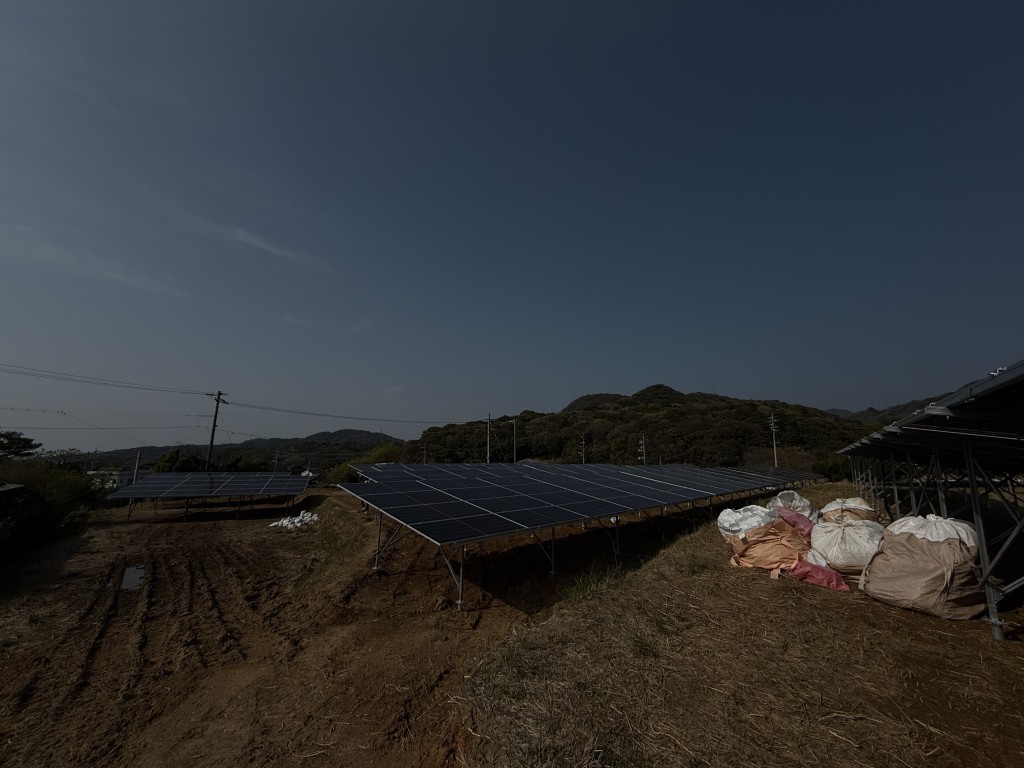 太陽光発電所使用前自己確認実施(パネル耐圧試験)